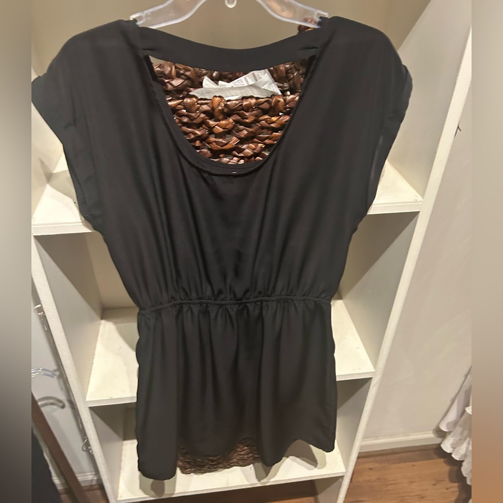 Candie’s  black short sleeve mini dress large